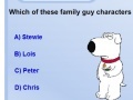 Oyunu Family Guy Quizmania