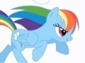 Oyunu Friendship is Magic - Rainbow Dash attack cloud