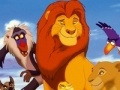 Oyunu The Lion King - a family puzzle