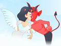 Oyunu Devil and Angel Kissing