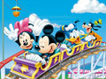 Oyunu Mickey in Rollercoaster - Set the blocks