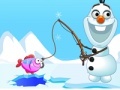 Oyunu Frozen Olaf. Fishing time