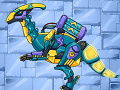 Oyunu Combine! Dino Robot Lightning Parasau 