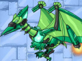 Oyunu Combine! Dino Robot - Ptera Green 
