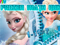 Oyunu Frozen Math Quiz