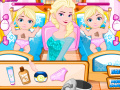 Oyunu Elsa Nursing Baby Twins