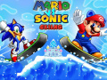 Oyunu Mario vs Sonic Skiing