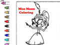 Oyunu Miss Moon Coloring  