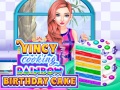 Oyunu Vincy Cooking Rainbow Birthday Cake