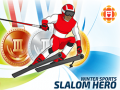 Oyunu Winter Sports: Slalom Hero