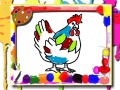 Oyunu Chicken Coloring Book