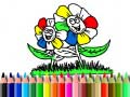 Oyunu Back to School: Flowers Coloring