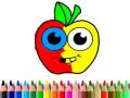 Oyunu Back To School: Apple Coloring Book