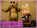 Oyunu Pink Little Girl and Bear Moments