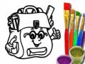 Oyunu Back To School: School Bag Coloring Book