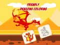 Oyunu Friendly Dragons Coloring