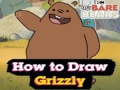 Oyunu We Bare Bears How to Draw Grizzly
