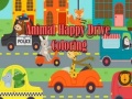 Oyunu Animal Happy Drive Coloring