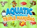 Oyunu Aquatic triple mahjong