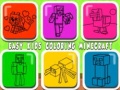 Oyunu Easy Kids Coloring Minecraft