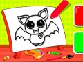 Oyunu Easy Kids Coloring Bat