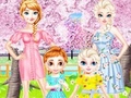 Oyunu Frozen Family Flower Picnic