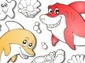 Oyunu Sea Animals Online Coloring