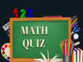 Oyunu Math Quiz 
