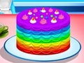 Oyunu Cooking Rainbow Cake