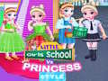 Oyunu Little Girls School vs Princess Style