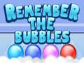 Oyunu Remember the Bubbles