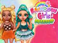 Oyunu Rainbow Girls Dress Up Challenge