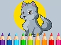 Oyunu Coloring Book: Wolf