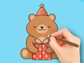 Oyunu Coloring Book: Gift Bear