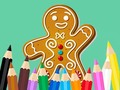 Oyunu Coloring Book: Gingerbreads