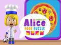Oyunu World of Alice Food Puzzle