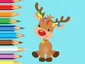 Oyunu Coloring Book: Cute Christmas Reindeer