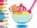 Oyunu Coloring Book: Ice Cream Sundae
