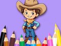Oyunu Coloring Book: Cowboy