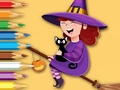 Oyunu Coloring Book: Trainee Witch