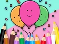 Oyunu Coloring Book: Celebrate-Balloons