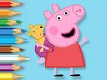 Oyunu Coloring Book: Peppa With Toy Bear