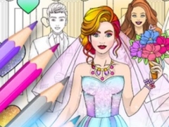 Oyunu Wedding Coloring Dress Up Game