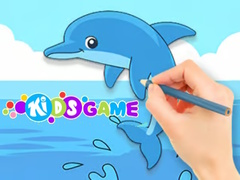 Oyunu Coloring Book: Cute Dolphin
