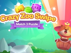 Oyunu Crazy Zoo Swipe Match 3 Puzzle