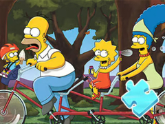 Oyunu Jigsaw Puzzle: Simpson Family Riding