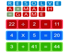 Oyunu RE5OLVE a+math=game