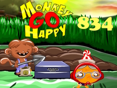 Oyunu Monkey Go Happy Stage 834