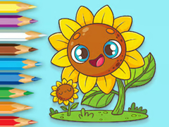 Oyunu Coloring Book: Sunflowers