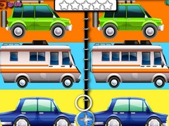 Oyunu Cartoon Cars Spot The Difference